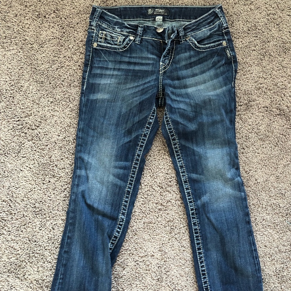 Silver capris